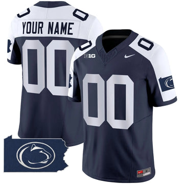 Personalized PSU 2026 Home Patch Vapor Limited Custom Jersey - Navy Alternate Stitched