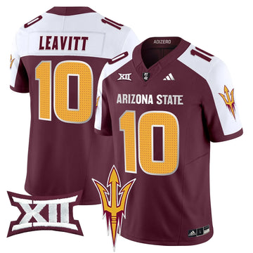 Personalized ASSD 2026 Vapor Limited Jersey V2 - Maroon Alternate / Sam Leavitt Stitched