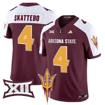 Personalized ASSD 2026 Vapor Limited Jersey V2 - Maroon Alternate / Cam Skattebo Stitched