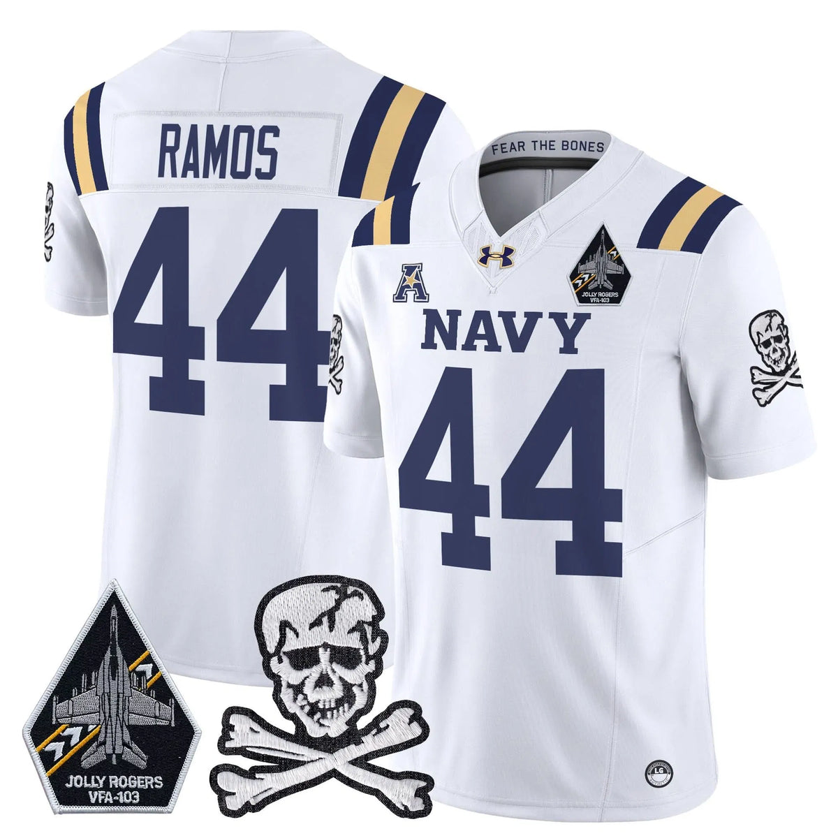 Personalized NM 2026 Vapor Limited Jersey V3 - White / Colin Ramos Stitched