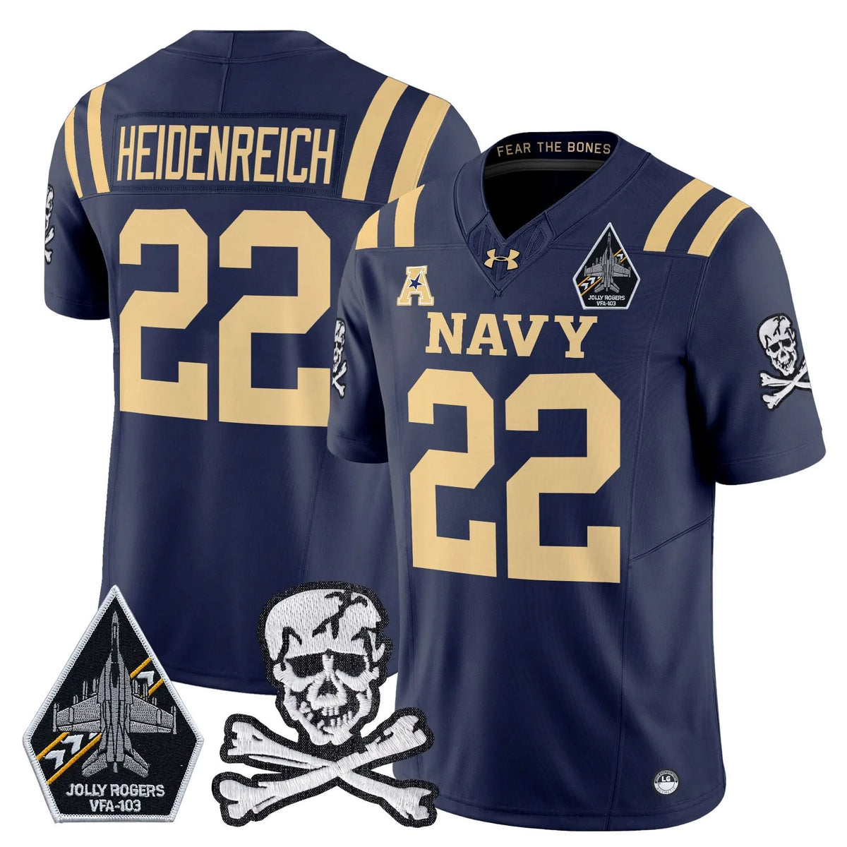 Personalized NM 2026 Vapor Limited Jersey V3 - Navy / Eli Heidenreich Stitched