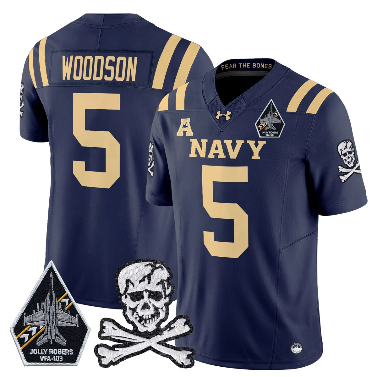 Personalized NM 2026 Vapor Limited Jersey V3 - Navy / Braxton Woodson Stitched