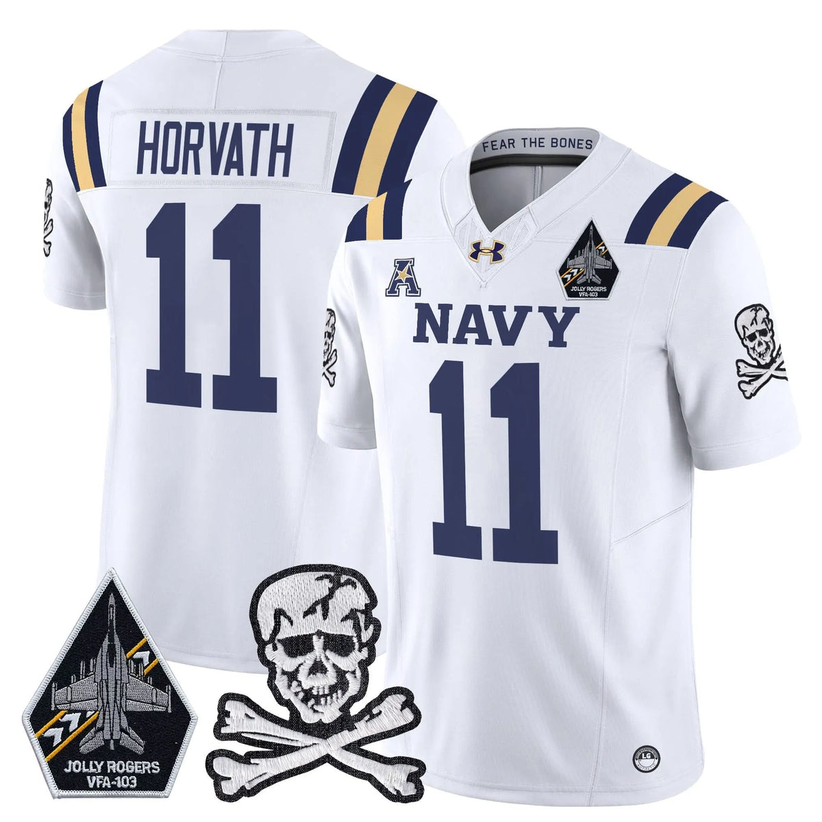Personalized NM 2026 Vapor Limited Jersey V3 - White / Blake Horvath Stitched