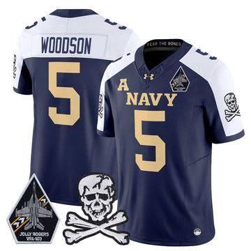 Personalized NM 2026 Vapor Limited Jersey V3 - Navy Alternate / Braxton Woodson Stitched