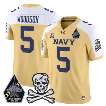 Personalized NM 2026 Vapor Limited Jersey V3 - Gold Altenate / Braxton Woodson Stitched