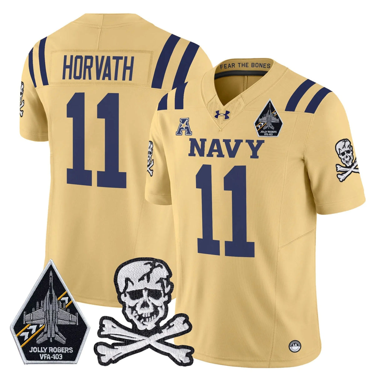 Personalized NM 2026 Vapor Limited Jersey V3 - Gold / Blake Horvath Stitched