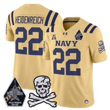 Personalized NM 2026 Vapor Limited Jersey V3 - Gold / Eli Heidenreich Stitched
