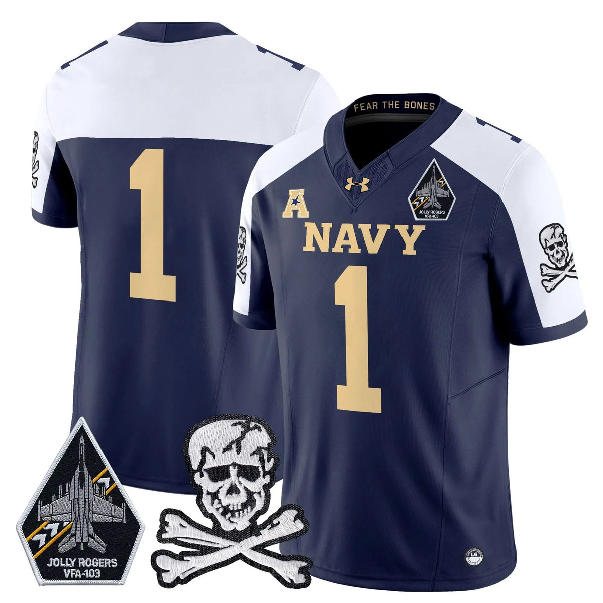 Personalized NM 2026 Vapor Limited Jersey V3 - Navy Alternate / #1 Team Stitched