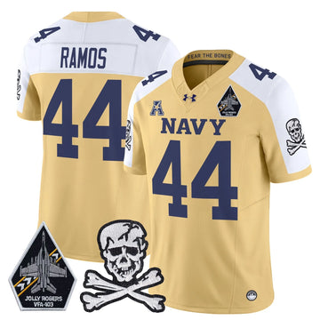 Personalized NM 2026 Vapor Limited Jersey V3 - Gold Altenate / Colin Ramos Stitched