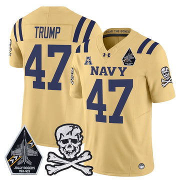 Personalized NM 2026 Vapor Limited Jersey V3 - Gold / Trump Stitched