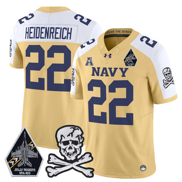 Personalized NM 2026 Vapor Limited Jersey V3 - Gold Altenate / Eli Heidenreich Stitched
