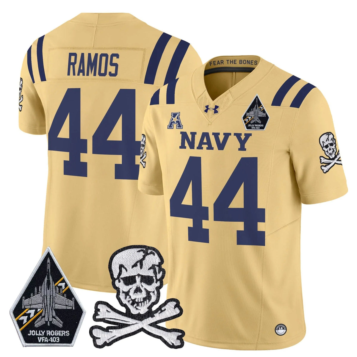 Personalized NM 2026 Vapor Limited Jersey V3 - Gold / Colin Ramos Stitched