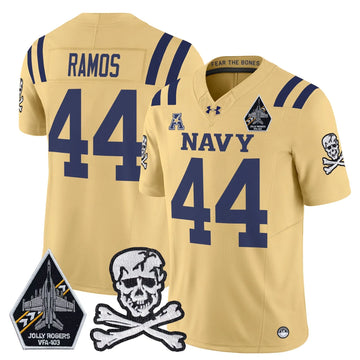 Personalized NM 2026 Vapor Limited Jersey V3 - Gold / Colin Ramos Stitched