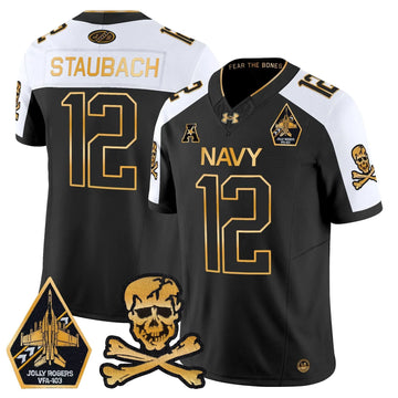 Personalized NM 2026 Gold Vapor Limited Jersey - Alternate / Roger Staubach Stitched