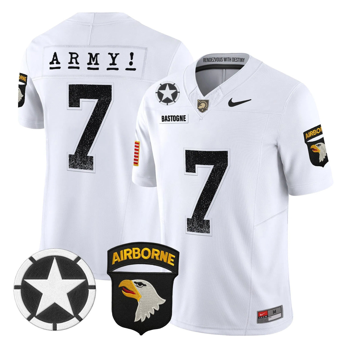 Personalized ABK 2026 Screaming PHI Vapor Limited Jersey - White / #7 Bastogne Stitched