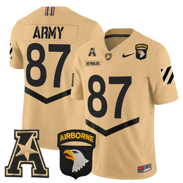 Personalized ABK 101st Airborne Division Patch 2026 Vapor Limited Jersey V3 - Tan / Casey Reynolds Stitched