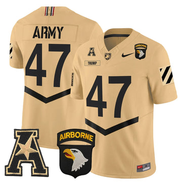 Personalized ABK 101st Airborne Division Patch 2026 Vapor Limited Jersey V3 - Tan / Trump Stitched