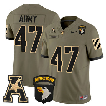 Personalized ABK 101st Airborne Division Patch 2026 Vapor Limited Jersey V3 - Olive / Trump Stitched