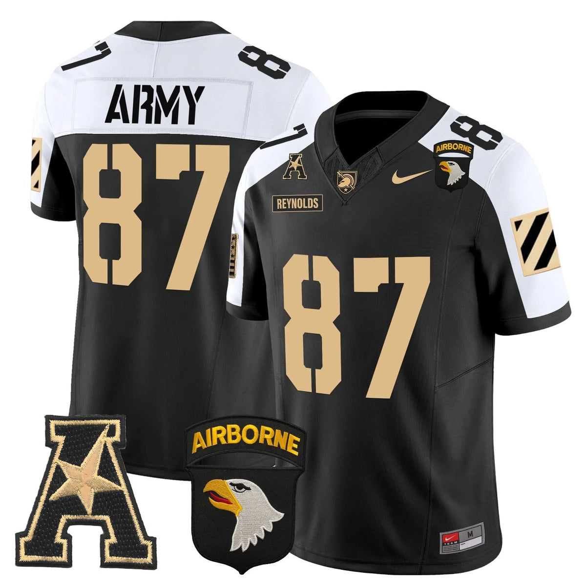 Personalized ABK 101st Airborne Division Patch 2026 Vapor Limited Jersey V3 - Alternate / Casey Reynolds Stitched