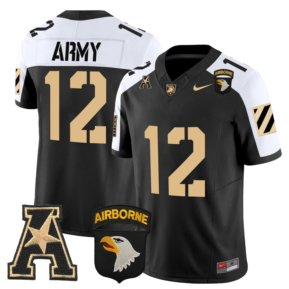 Personalized ABK 101st Airborne Division Patch 2026 Vapor Limited Jersey V3 - Alternate / #12th Man Stitched