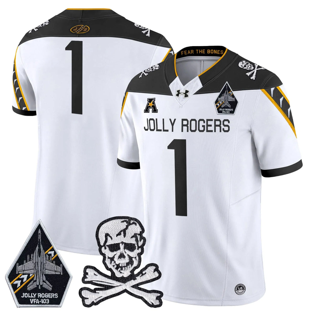 Personalized NM 2026 Vapor Limited Jersey V5 - White / #1 Team Stitched