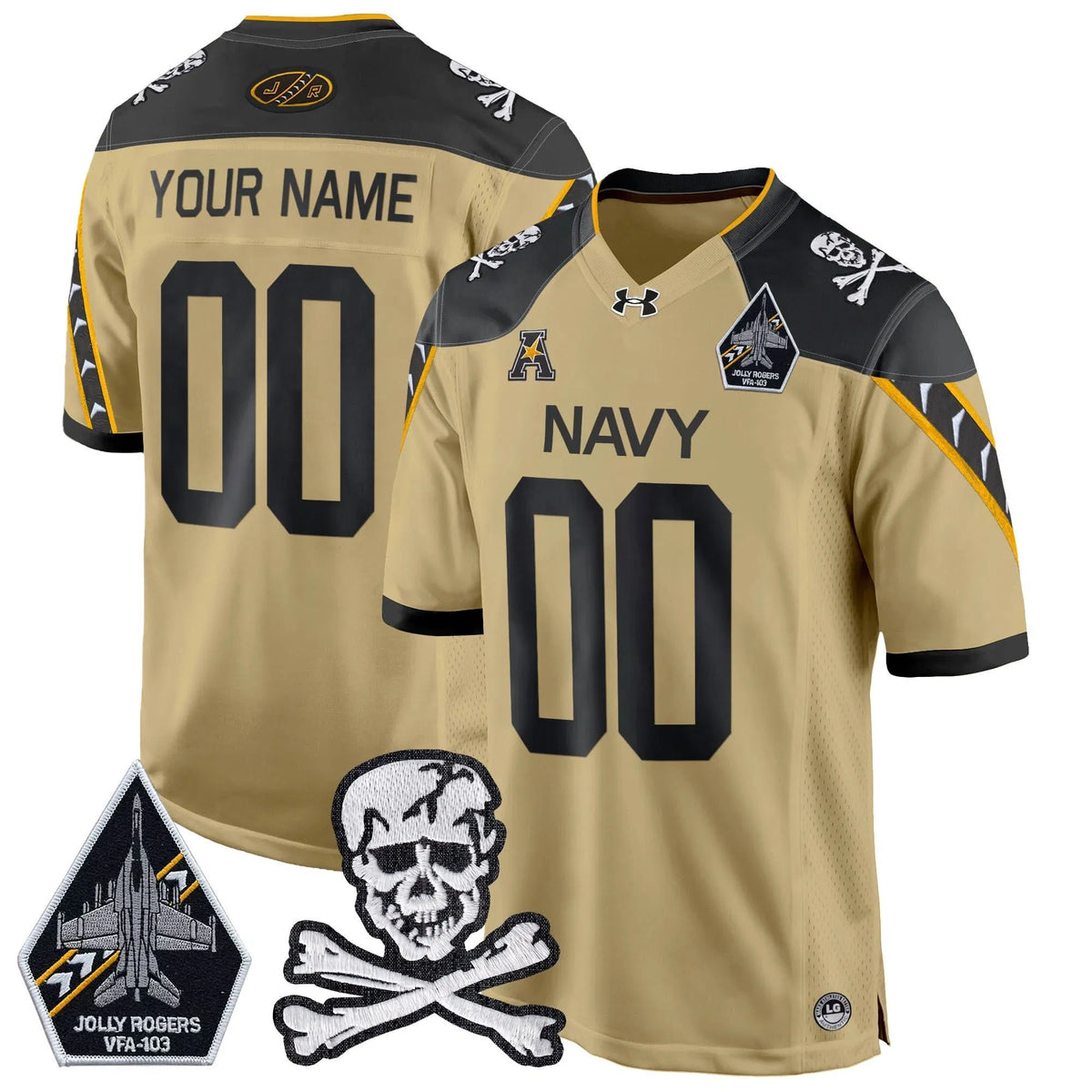 Personalized NM 2026 Game Custom Jersey - Gold Stitched