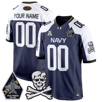 Personalized NM 2026 Game Custom Jersey - Navy Alternate Stitched