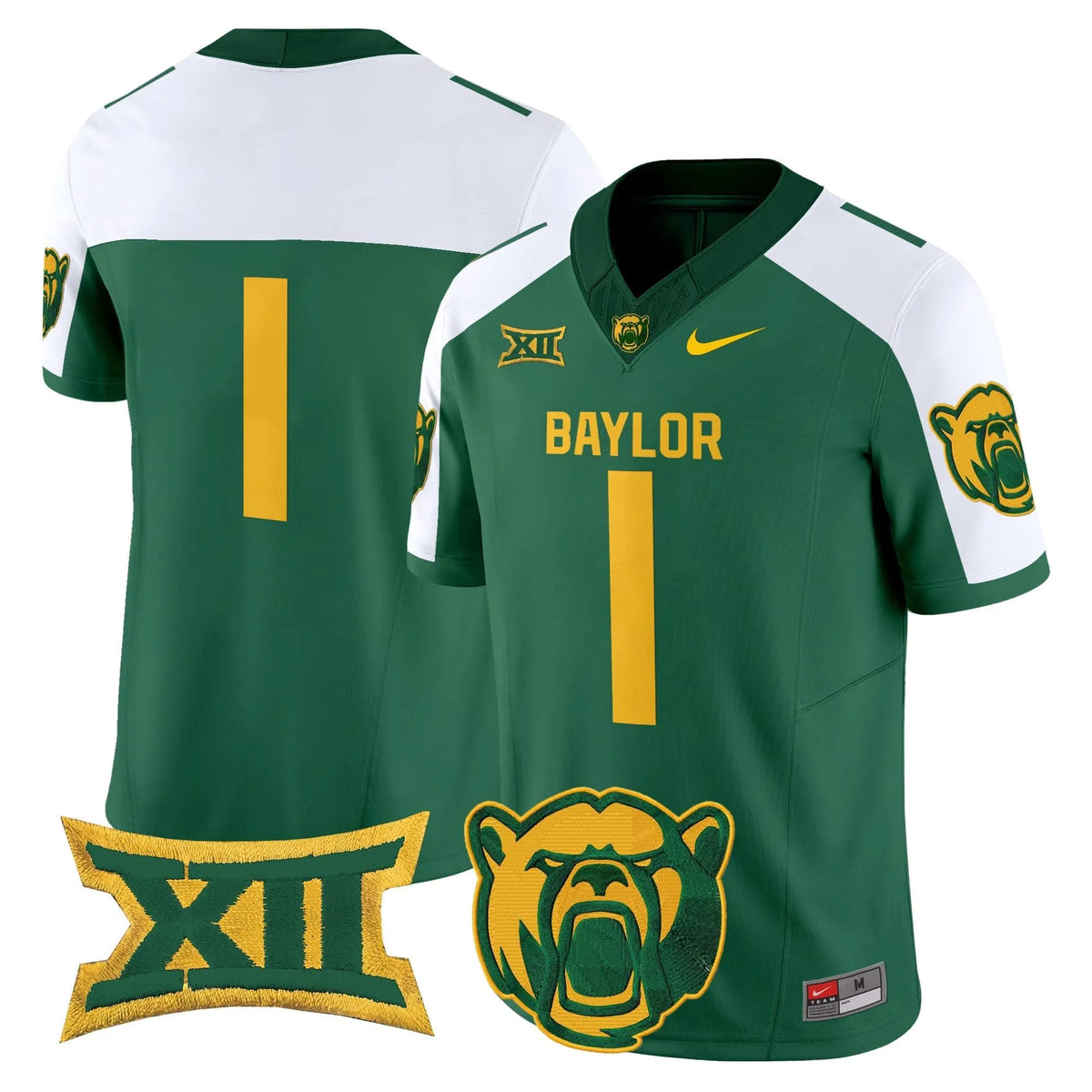 Personalized BB2026 Vapor Limited Jersey V2 - Green Alternate / #1 Team Stitched