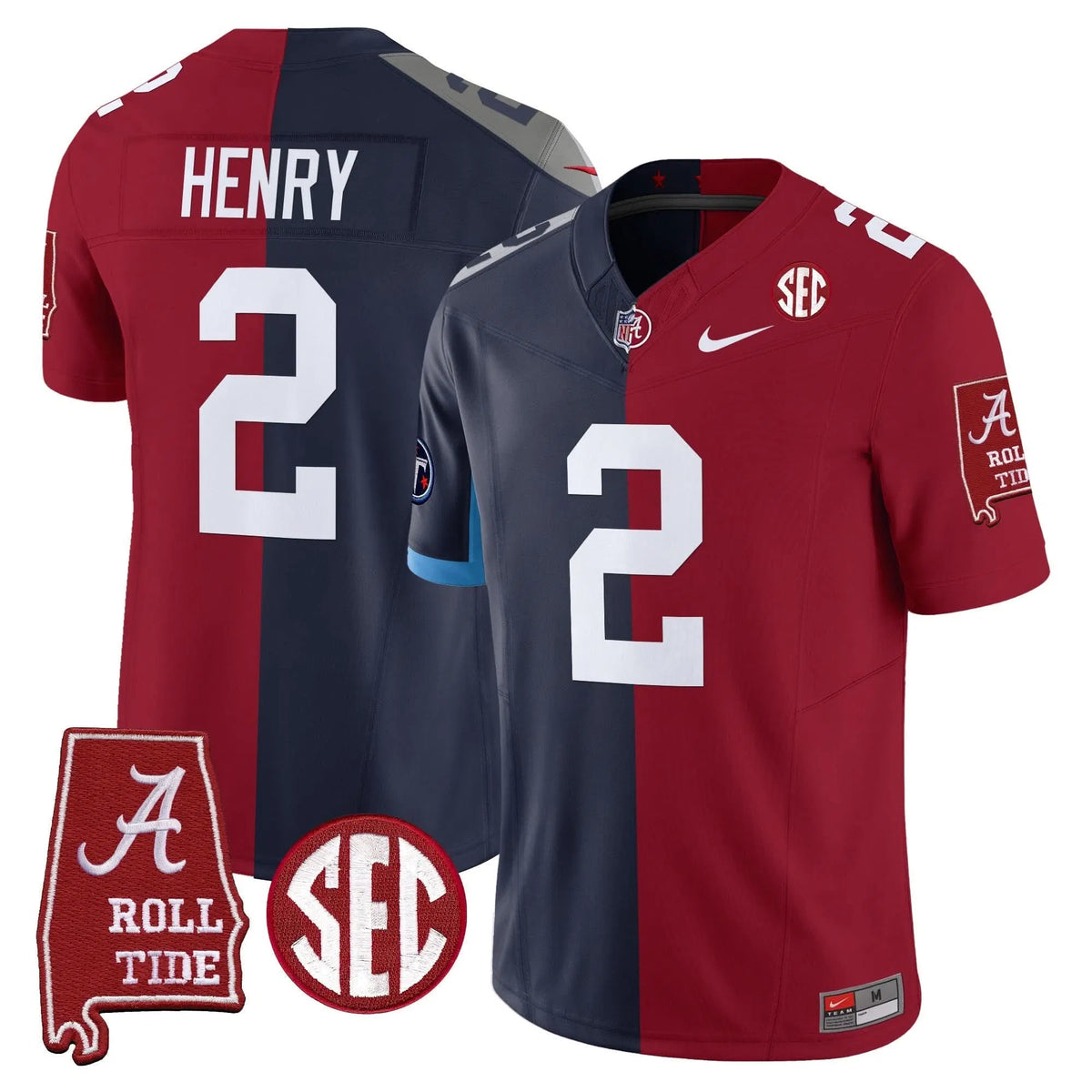 Personalized ACT Split Vapor Limited Jersey - Derrick Henry (Titans) Stitched