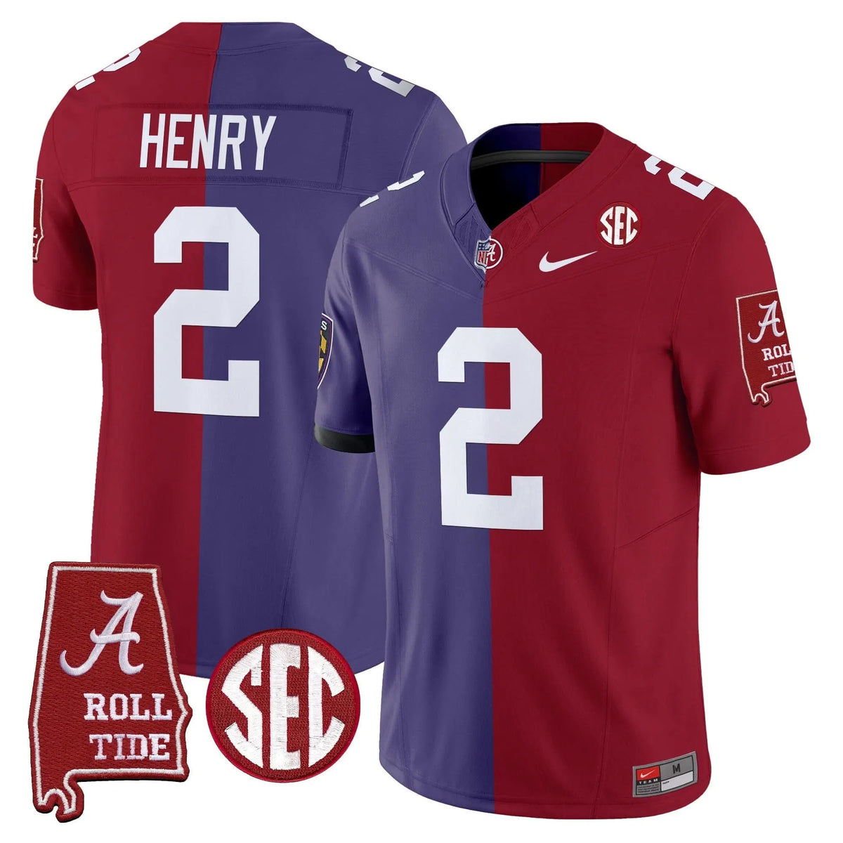Personalized ACT Split Vapor Limited Jersey - Derrick Henry (Ravens) Stitched