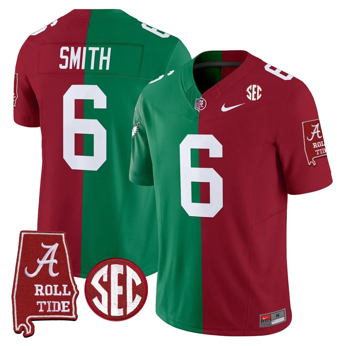 Personalized ACT Split Vapor Limited Jersey - DeVonta Smith Stitched