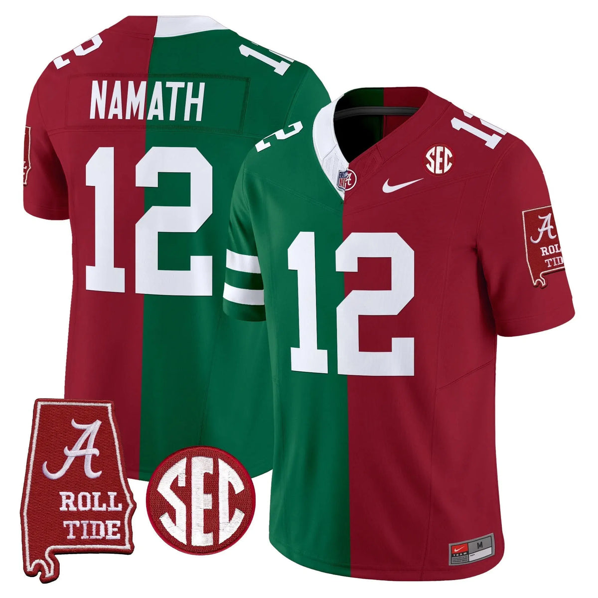 Personalized ACT Split Vapor Limited Jersey - Joe Namath Stitched