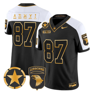 Personalized ABK 101st Airborne Division Patch 2026 Gold Vapor Limited Jersey - Alternate / Casey Reynolds Stitched