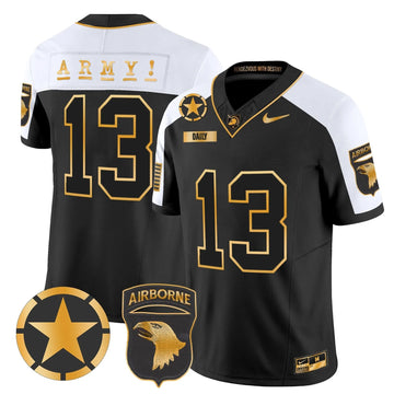 Personalized ABK 101st Airborne Division Patch 2026 Gold Vapor Limited Jersey - Alternate / Bryson Daily Stitched