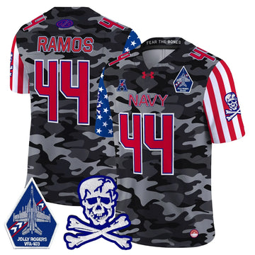 Personalized NM 2026 American Style Vapor Limited Jersey - Black Camo / Colin Ramos Stitched