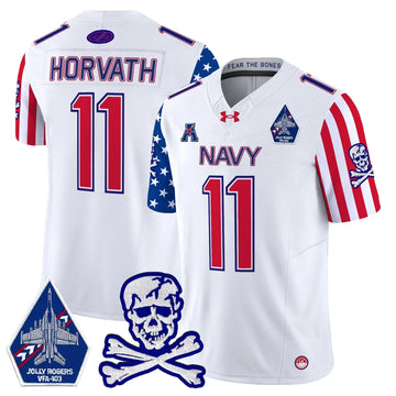 Personalized NM 2026 American Style Vapor Limited Jersey - White / Blake Horvath Stitched