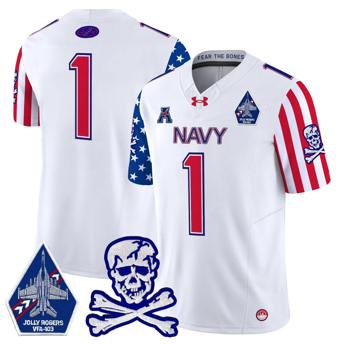 Personalized NM 2026 American Style Vapor Limited Jersey - White / #1 Team Stitched
