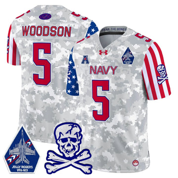 Personalized NM 2026 American Style Vapor Limited Jersey - Arctic Camo / Braxton Woodson Stitched