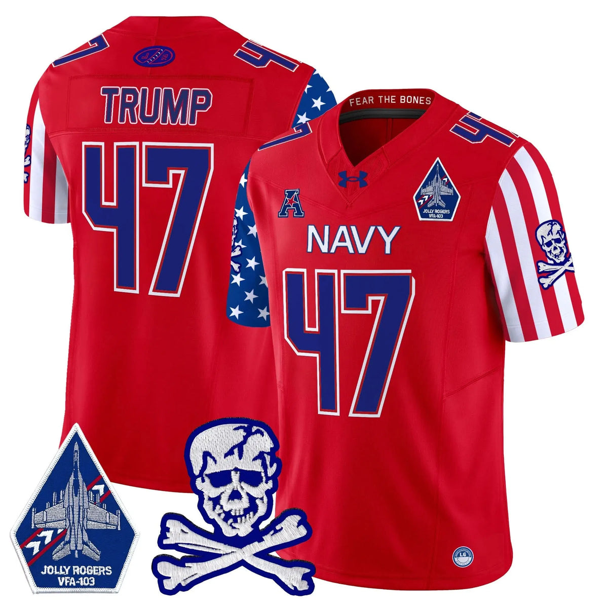 Personalized NM 2026 American Style Vapor Limited Jersey - Red / Trump Stitched