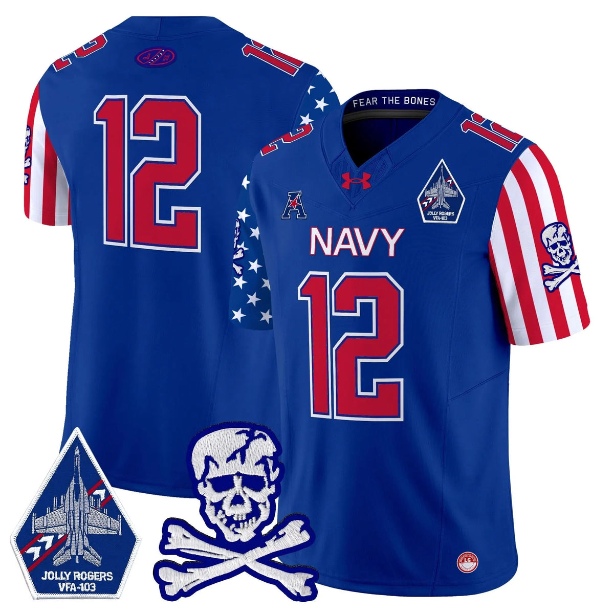 Personalized NM 2026 American Style Vapor Limited Jersey - Royal / 12th Man Stitched