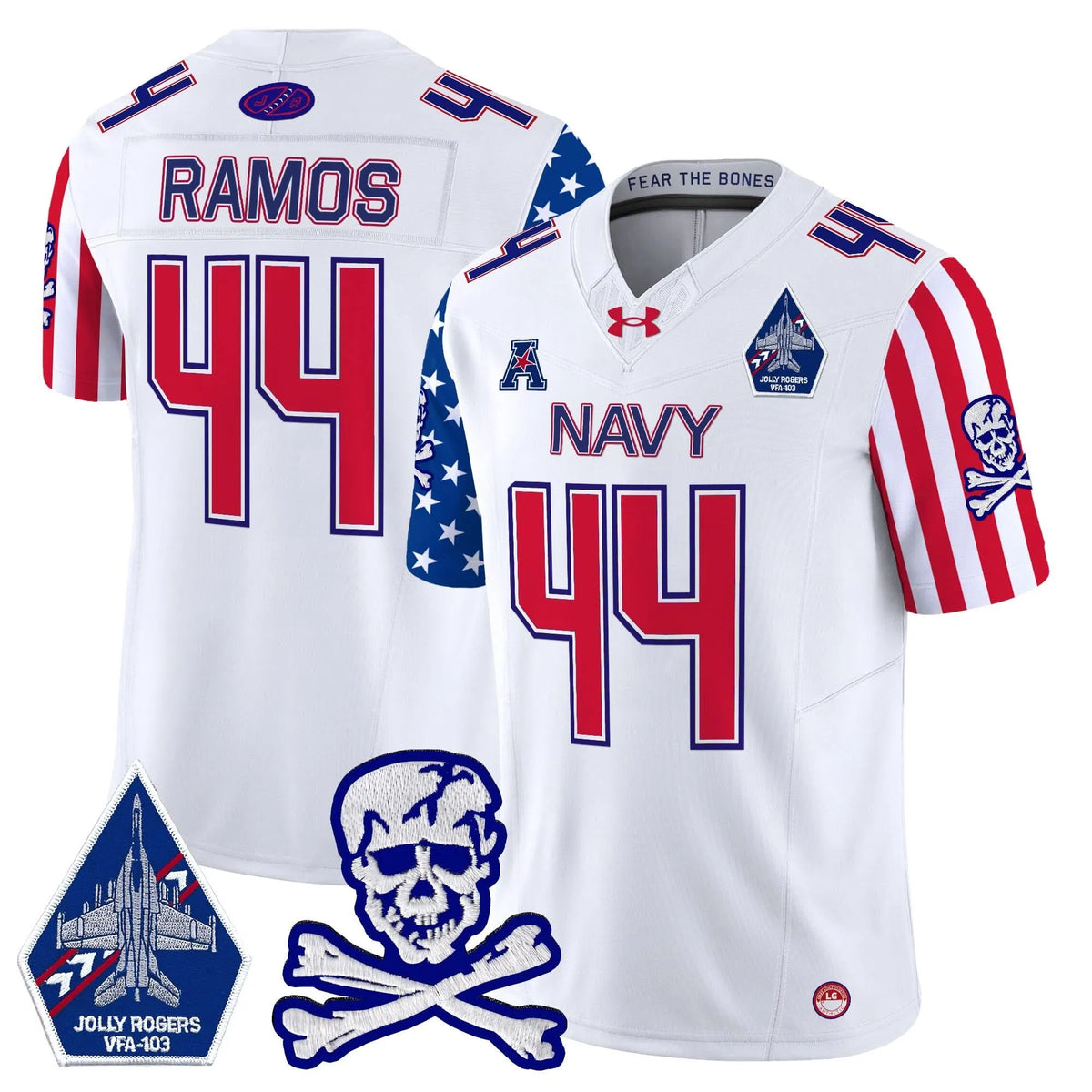 Personalized NM 2026 American Style Vapor Limited Jersey - White / Colin Ramos Stitched