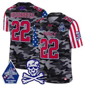 Personalized NM 2026 American Style Vapor Limited Jersey - Black Camo / Eli Heidenreich Stitched