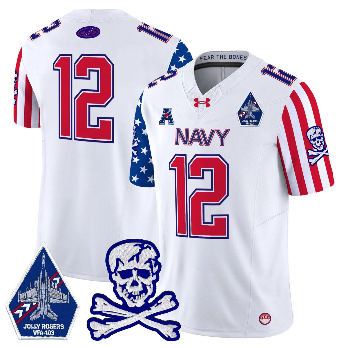 Personalized NM 2026 American Style Vapor Limited Jersey - White / 12th Man Stitched
