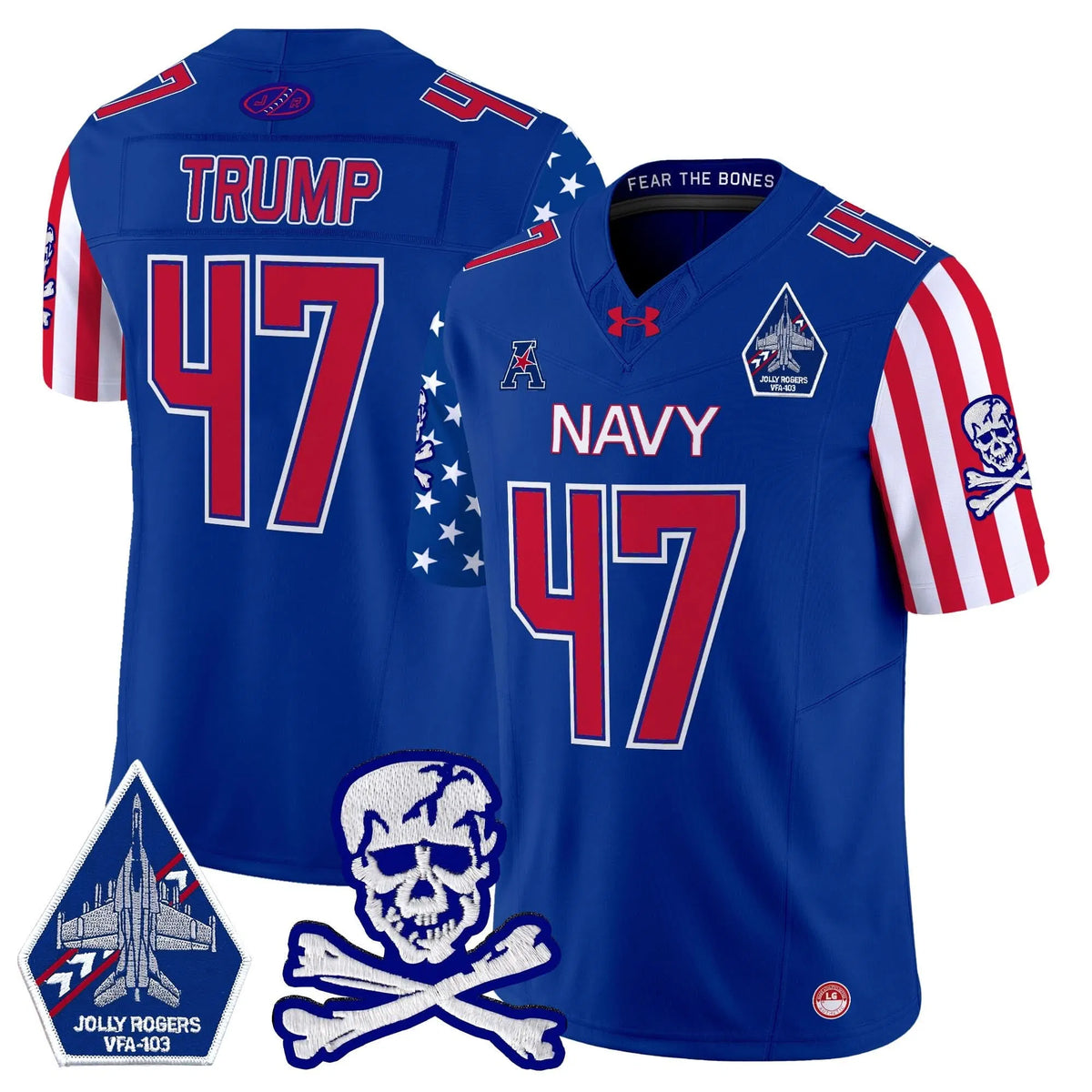 Personalized NM 2026 American Style Vapor Limited Jersey - Royal / Trump Stitched