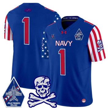 Personalized NM 2026 American Style Vapor Limited Jersey - Royal / #1 Team Stitched