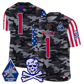 Personalized NM 2026 American Style Vapor Limited Jersey - Black Camo / #1 Team Stitched