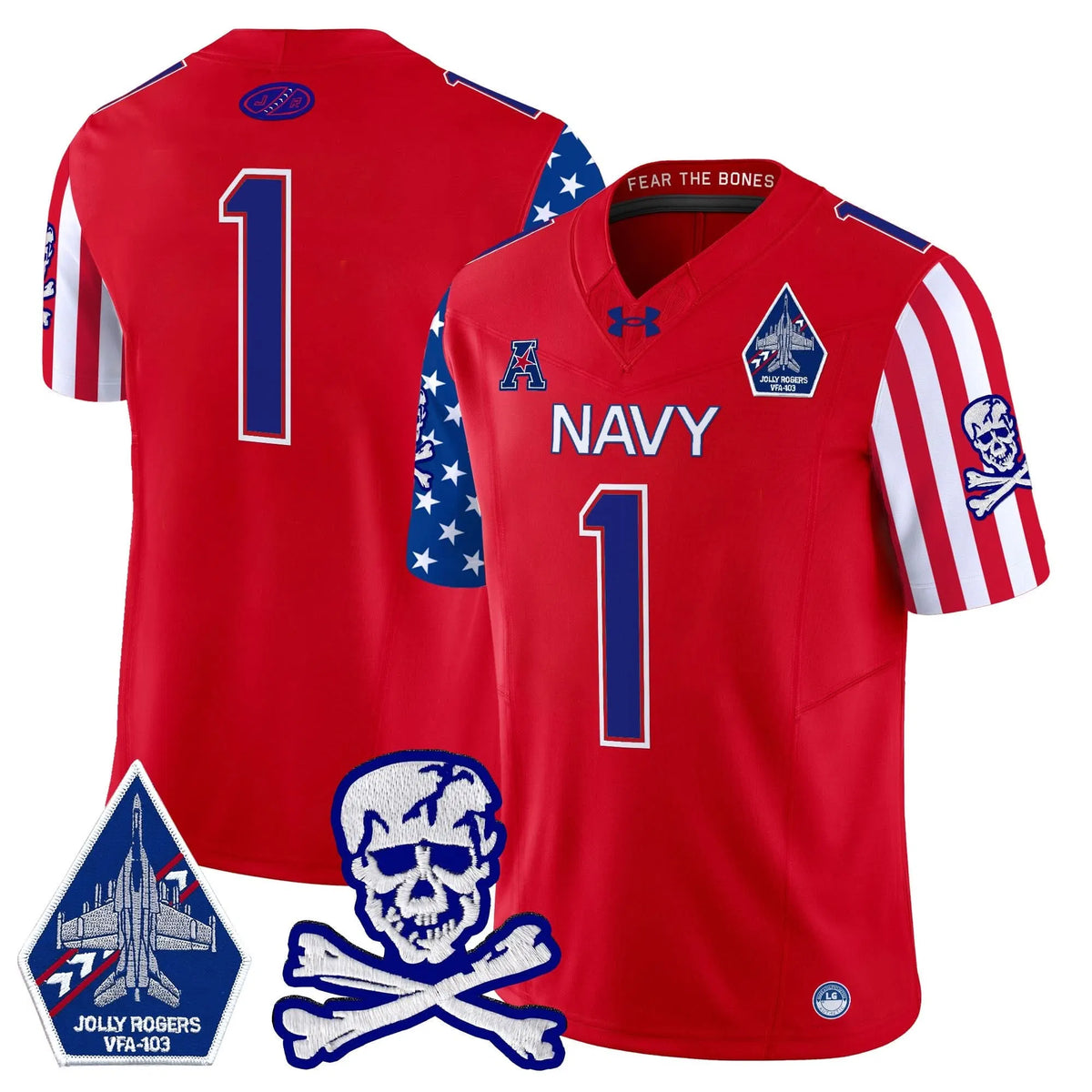 Personalized NM 2026 American Style Vapor Limited Jersey - Red / #1 Team Stitched