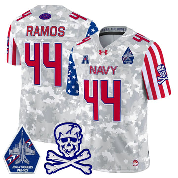 Personalized NM 2026 American Style Vapor Limited Jersey - Arctic Camo / Colin Ramos Stitched