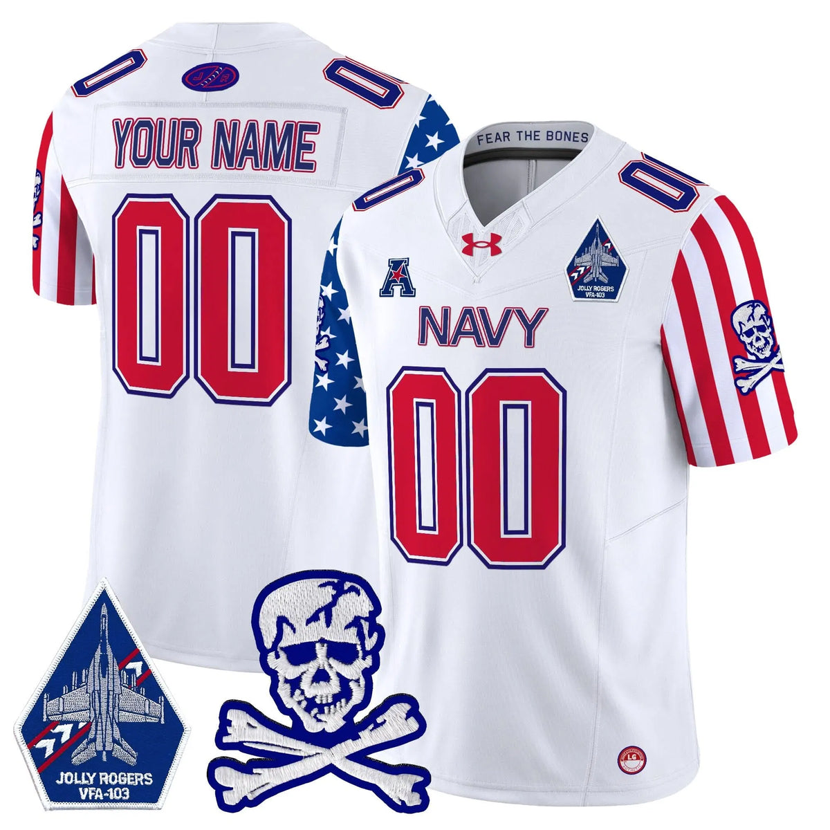 Personalized NM 2026 American Style Vapor Limited Custom Jersey - White Stitched
