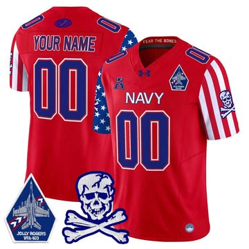 Personalized NM 2026 American Style Vapor Limited Custom Jersey - Red Stitched